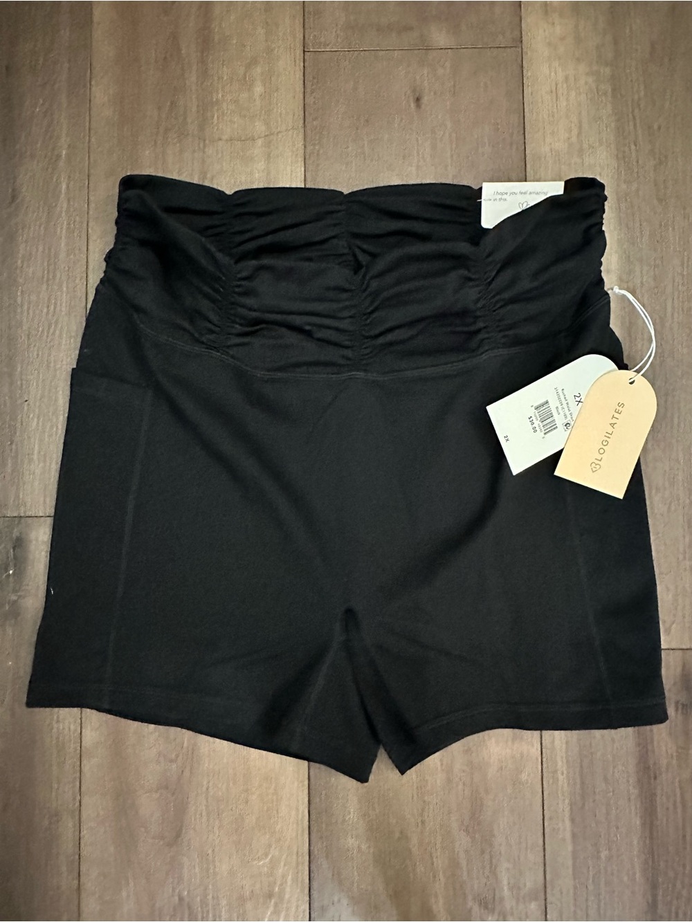 Logilates High-Waist Black Women’s Shorts